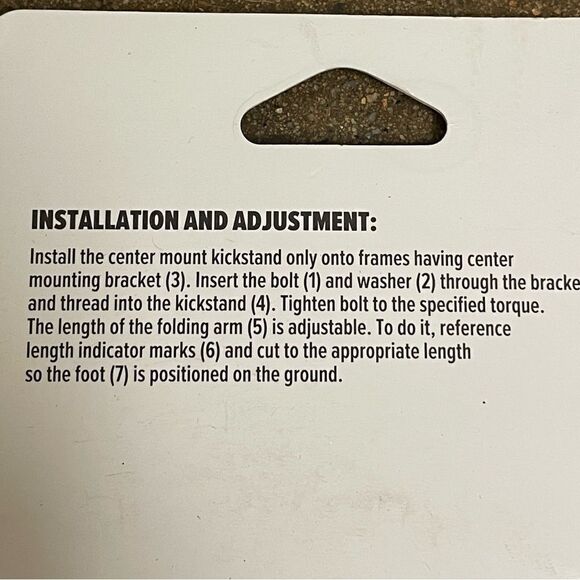 Charge Bikes Silver Center Mount Kickstand for Adult Bikes (Brand New) - Picture 12 of 14